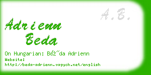 adrienn beda business card